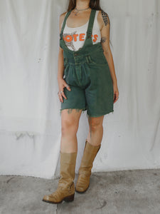 Vintage 1980s Green Overalls