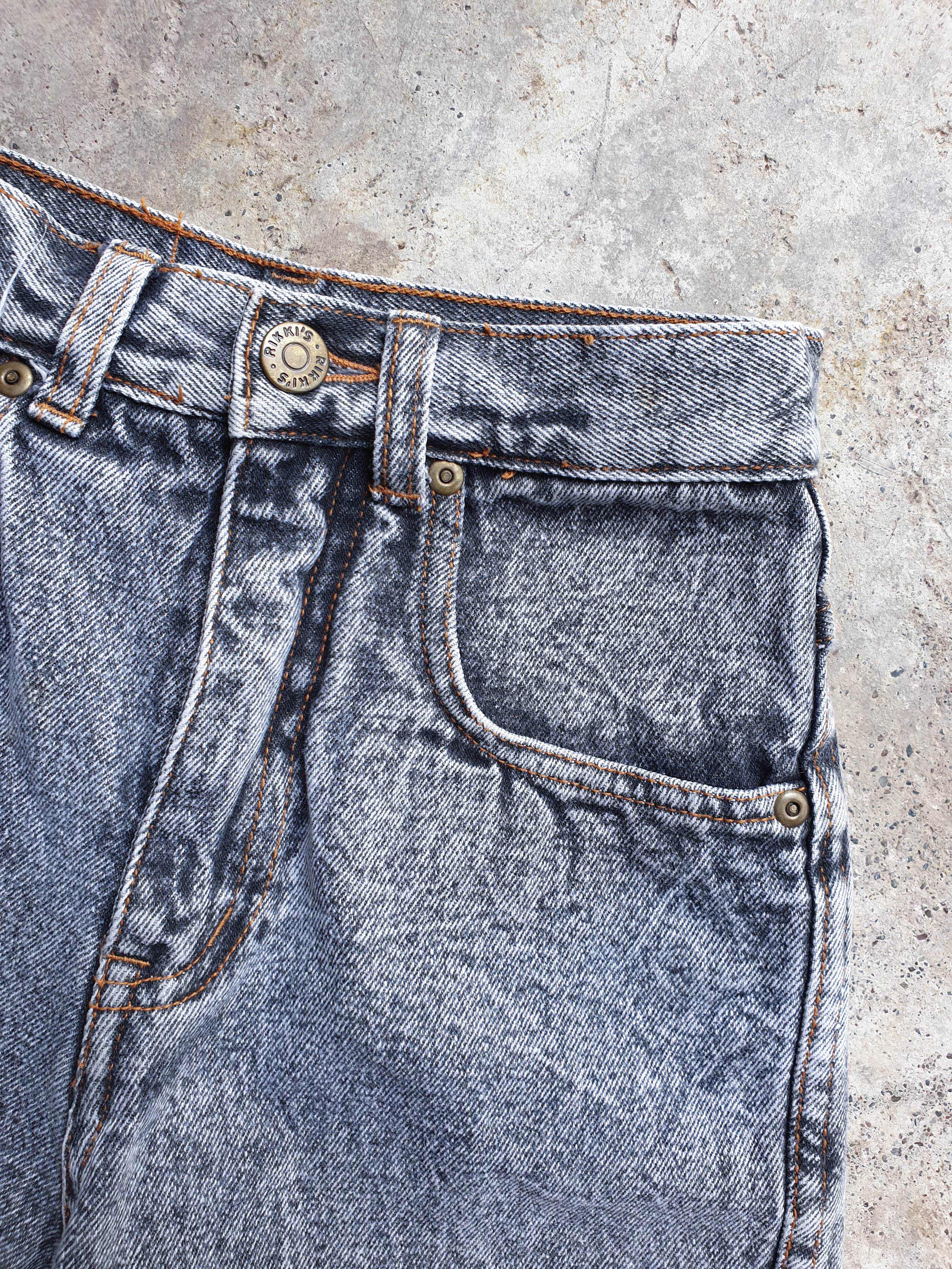 Kids Vintage Denim Acid Wash Jeans