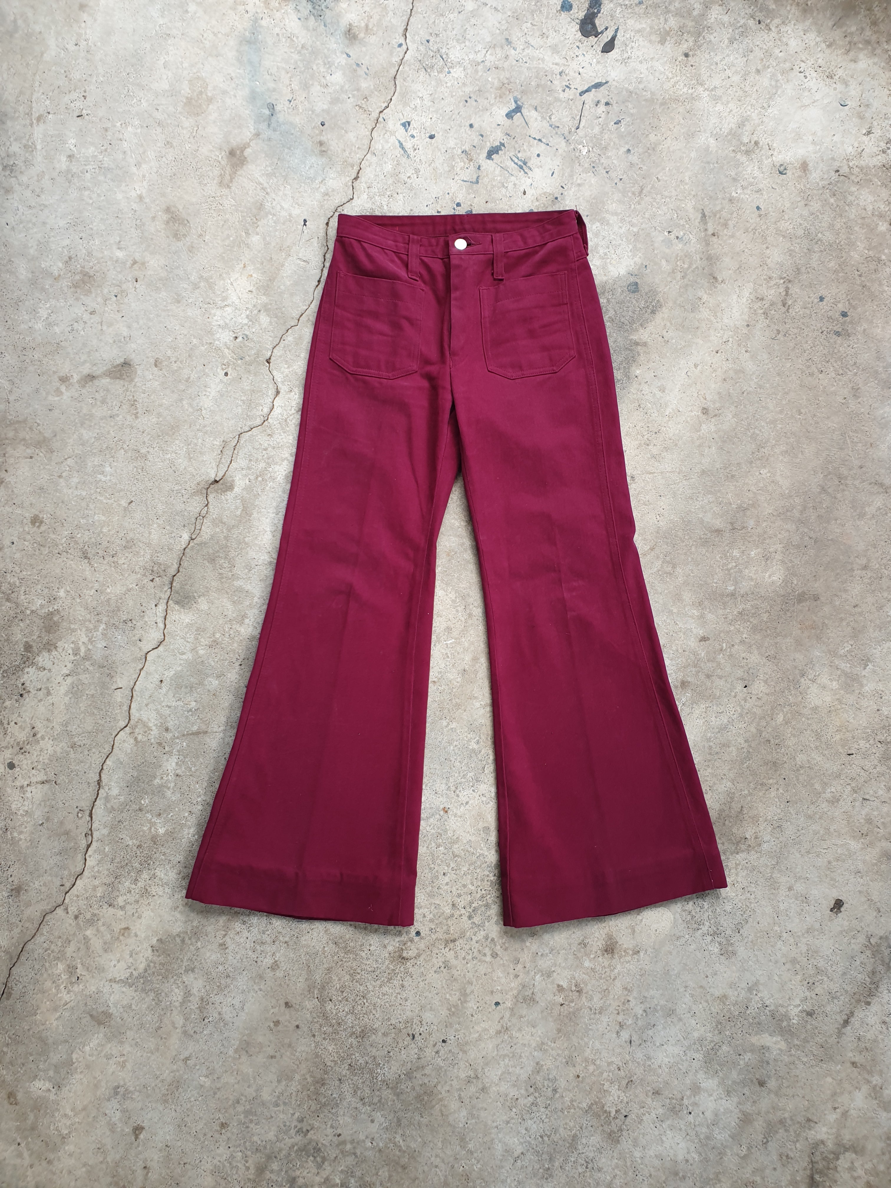 Vintage 70s Plum 'Amco' Flare Jeans