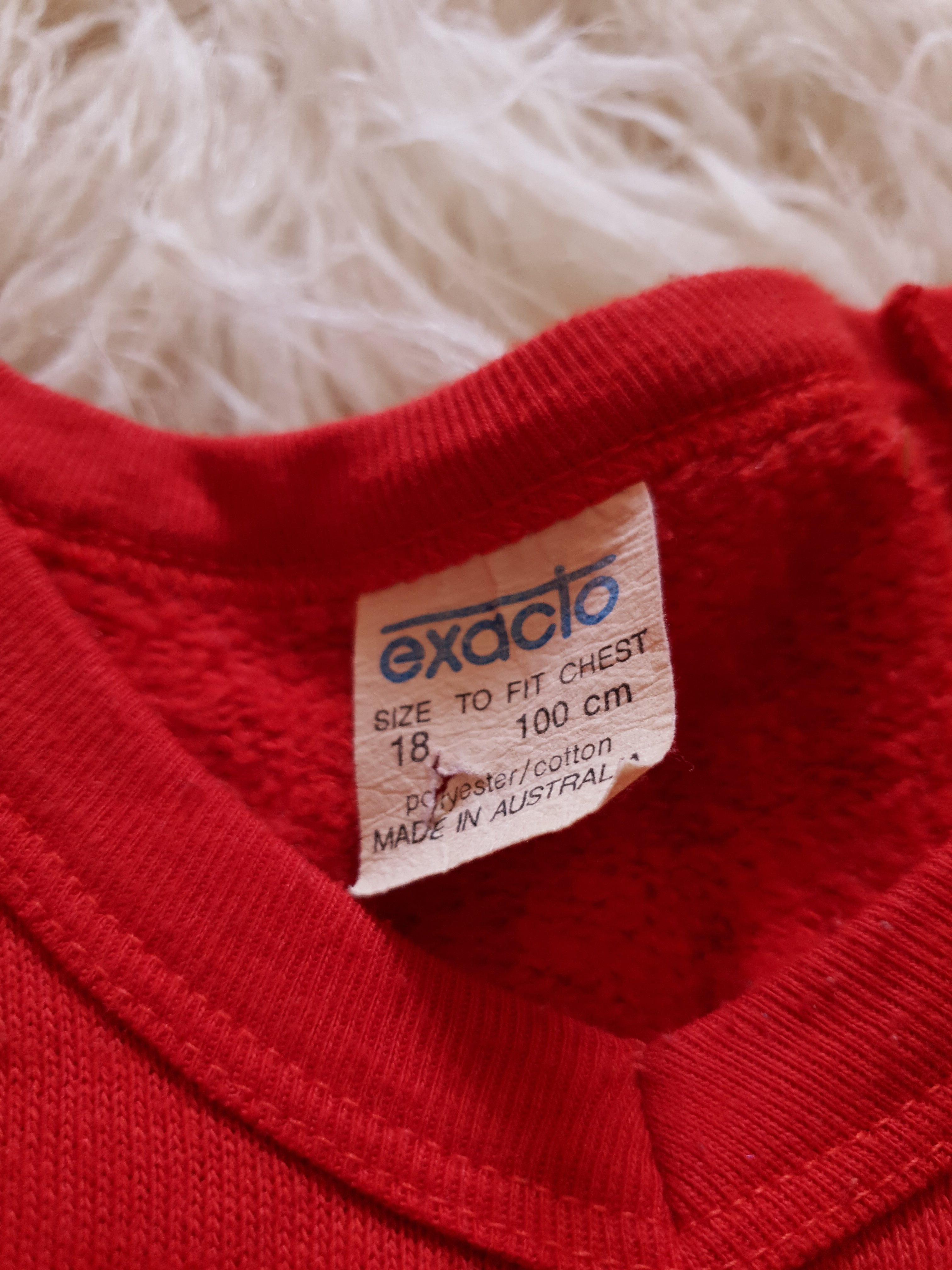 Vintage 1980s Handprinted 'This Pussy Has Teeth' Sweater