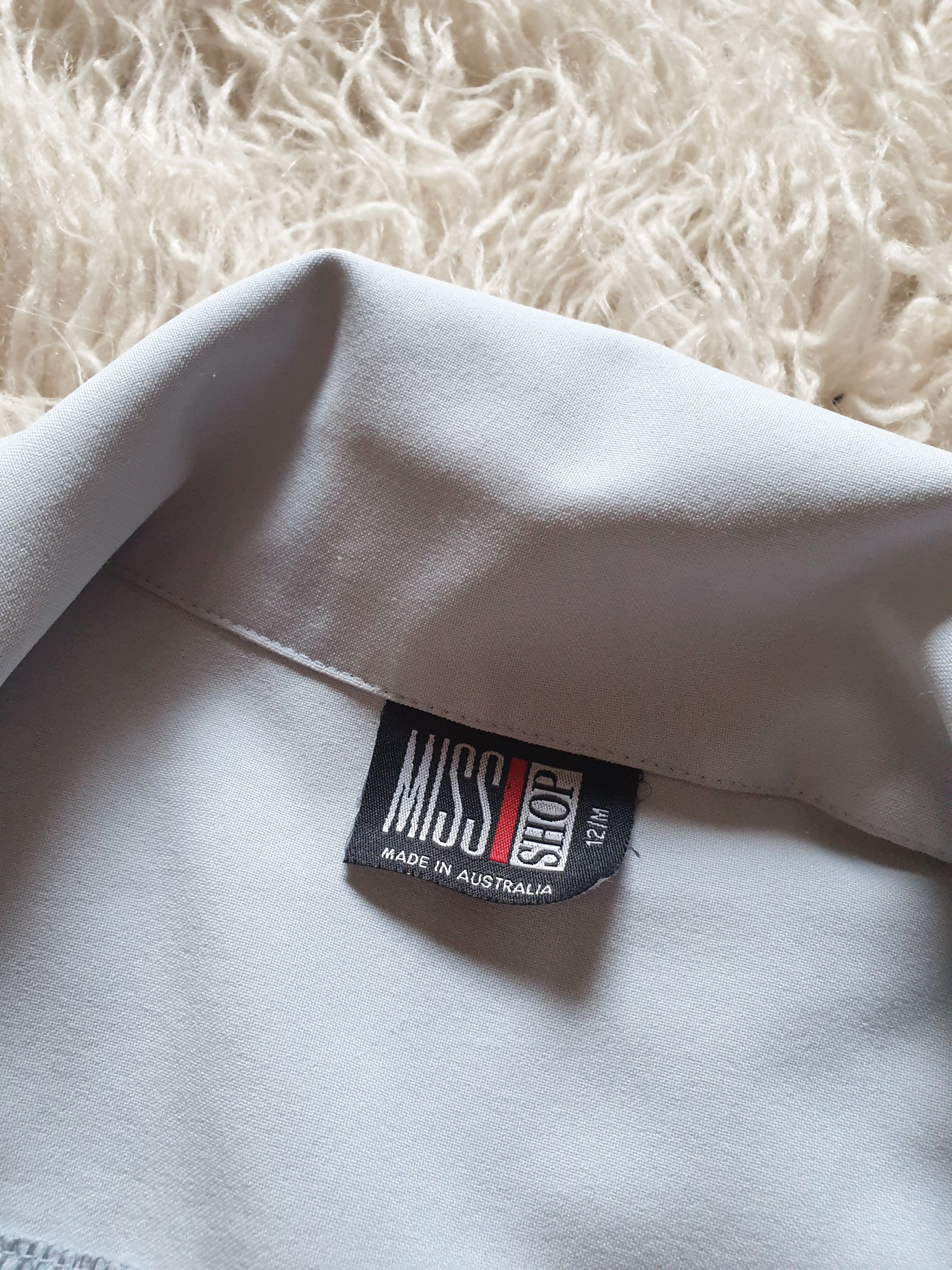 Vintage 1990s Sky Blue Trucker Style Jacket