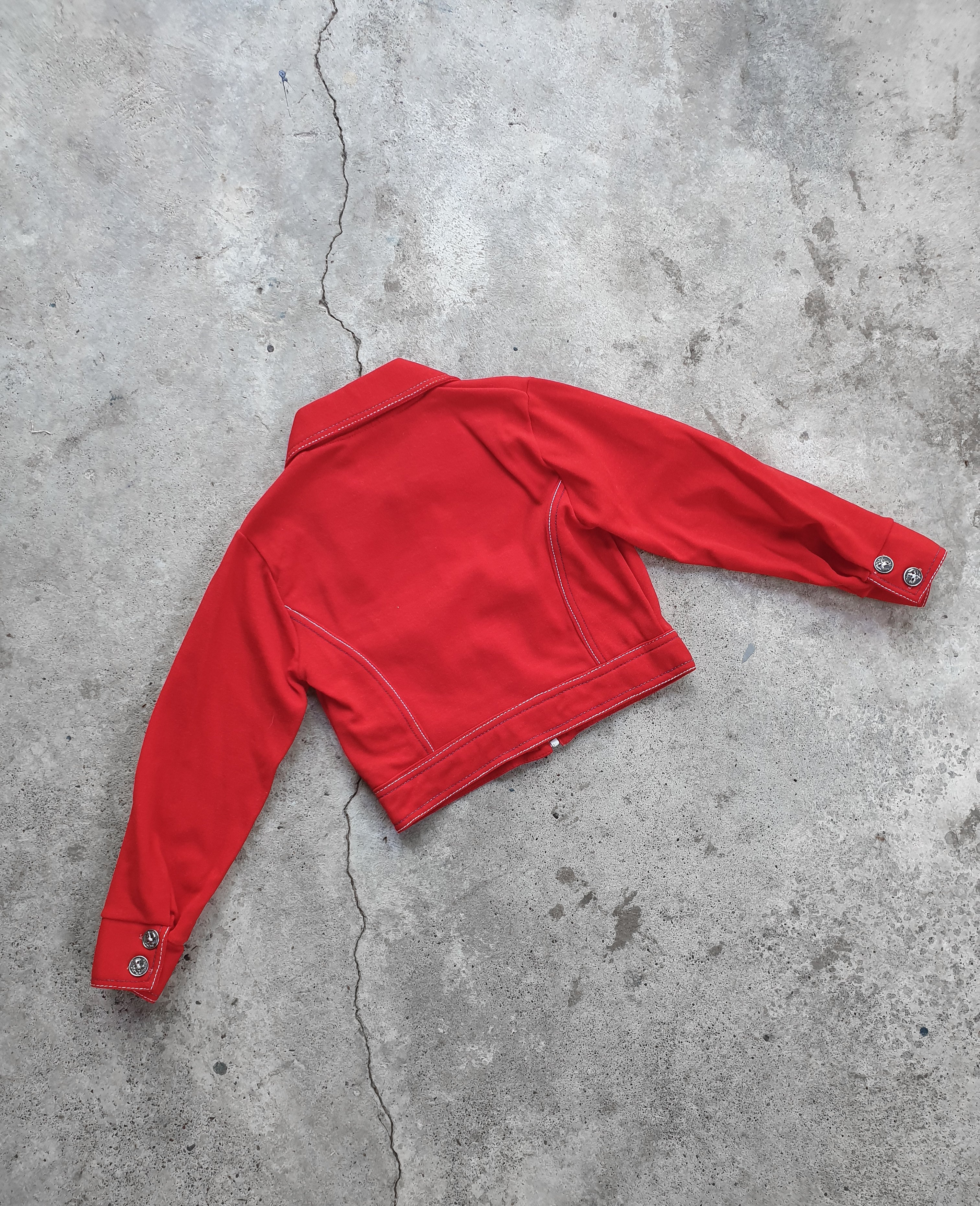 Red kids suit