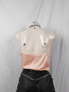 Vintage Pink Slip Top