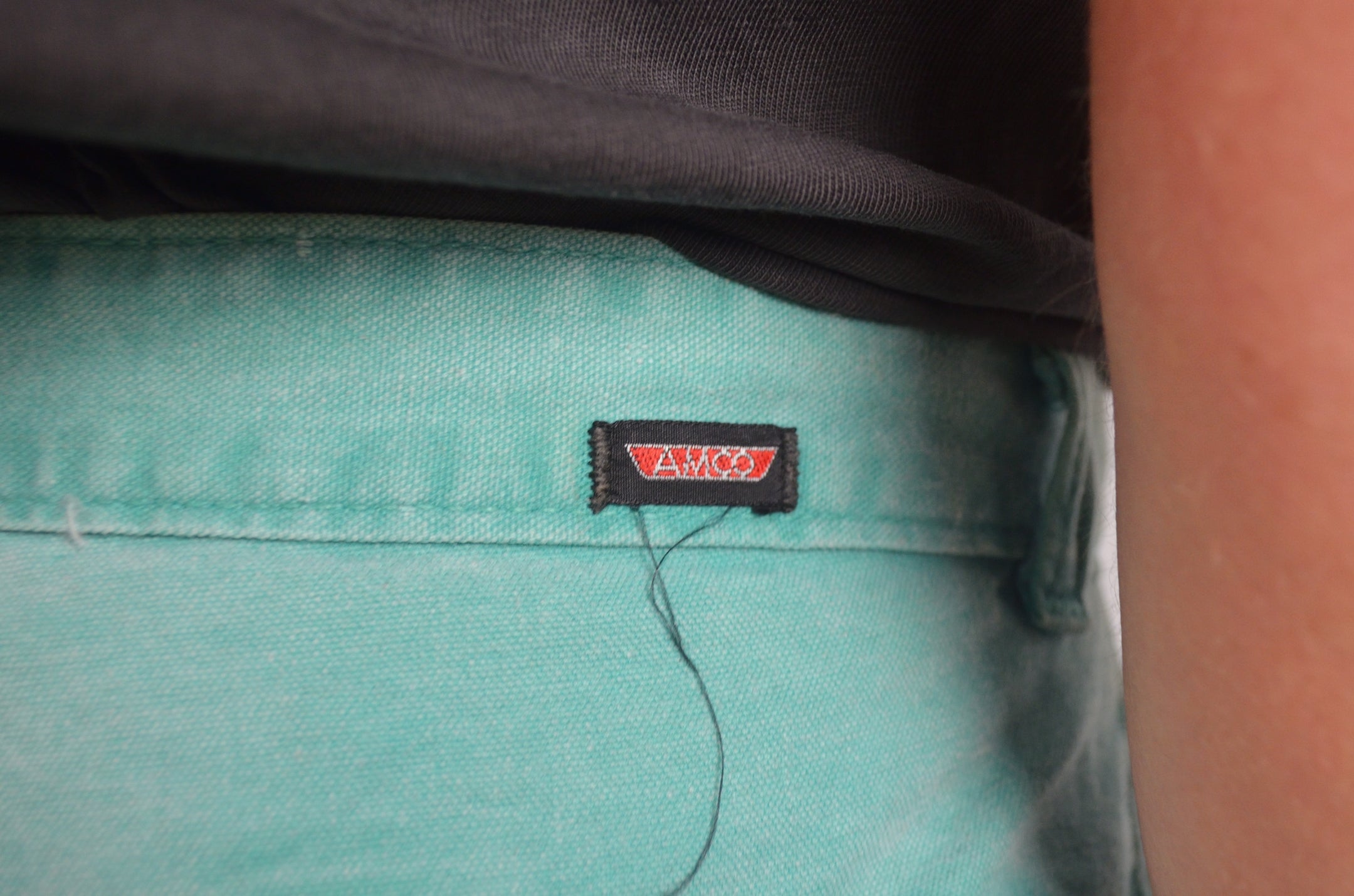 Vintage 80s Turquoise 'Amco' Jeans