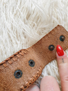 Leather Stamped Name 'Brian' Belt