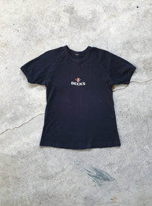 Vintage Becks Key Beer Ringer Tee