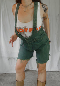 Vintage 1980s Green Overalls