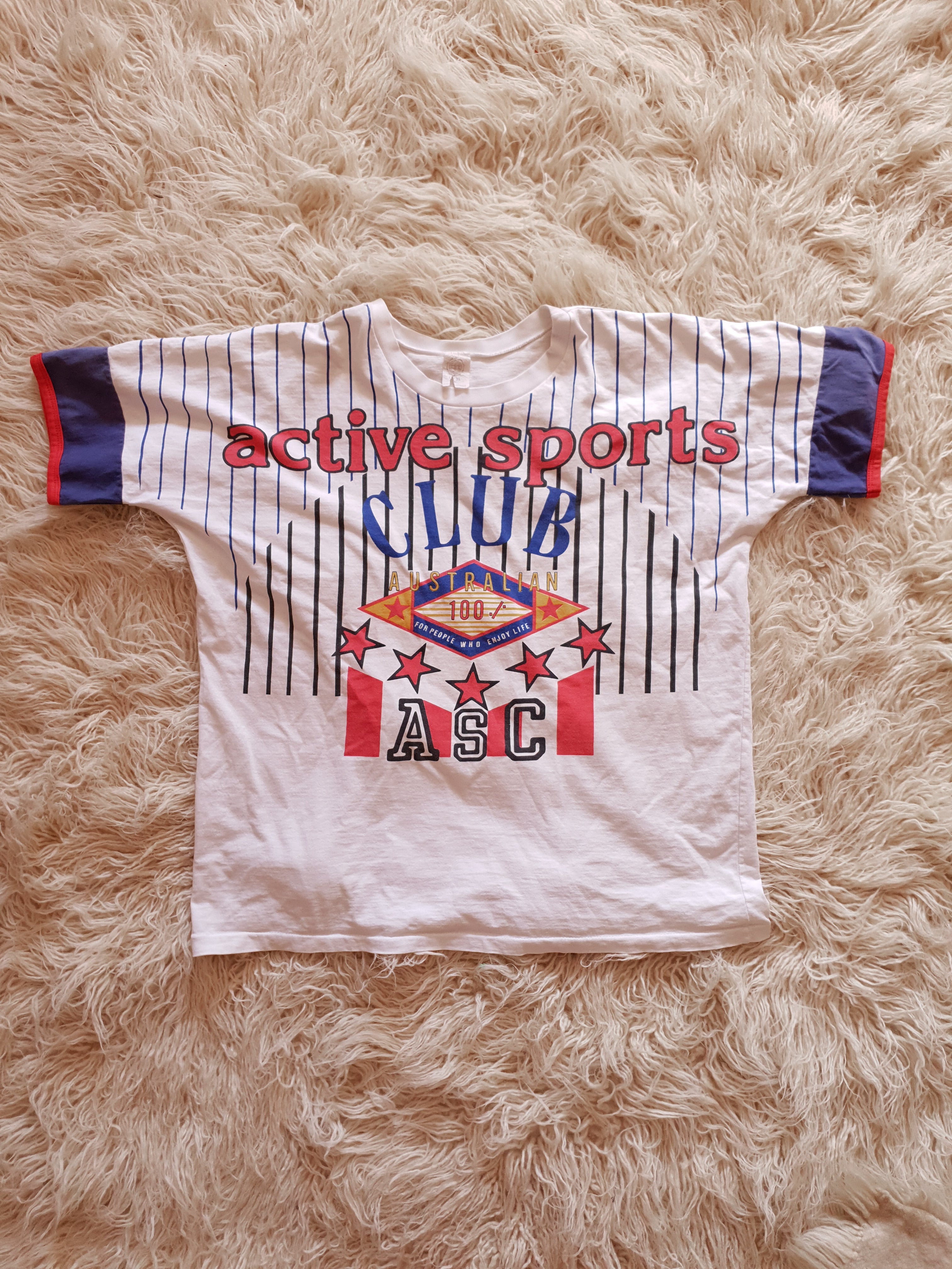 Vintage 1980s Jersey Style Tee
