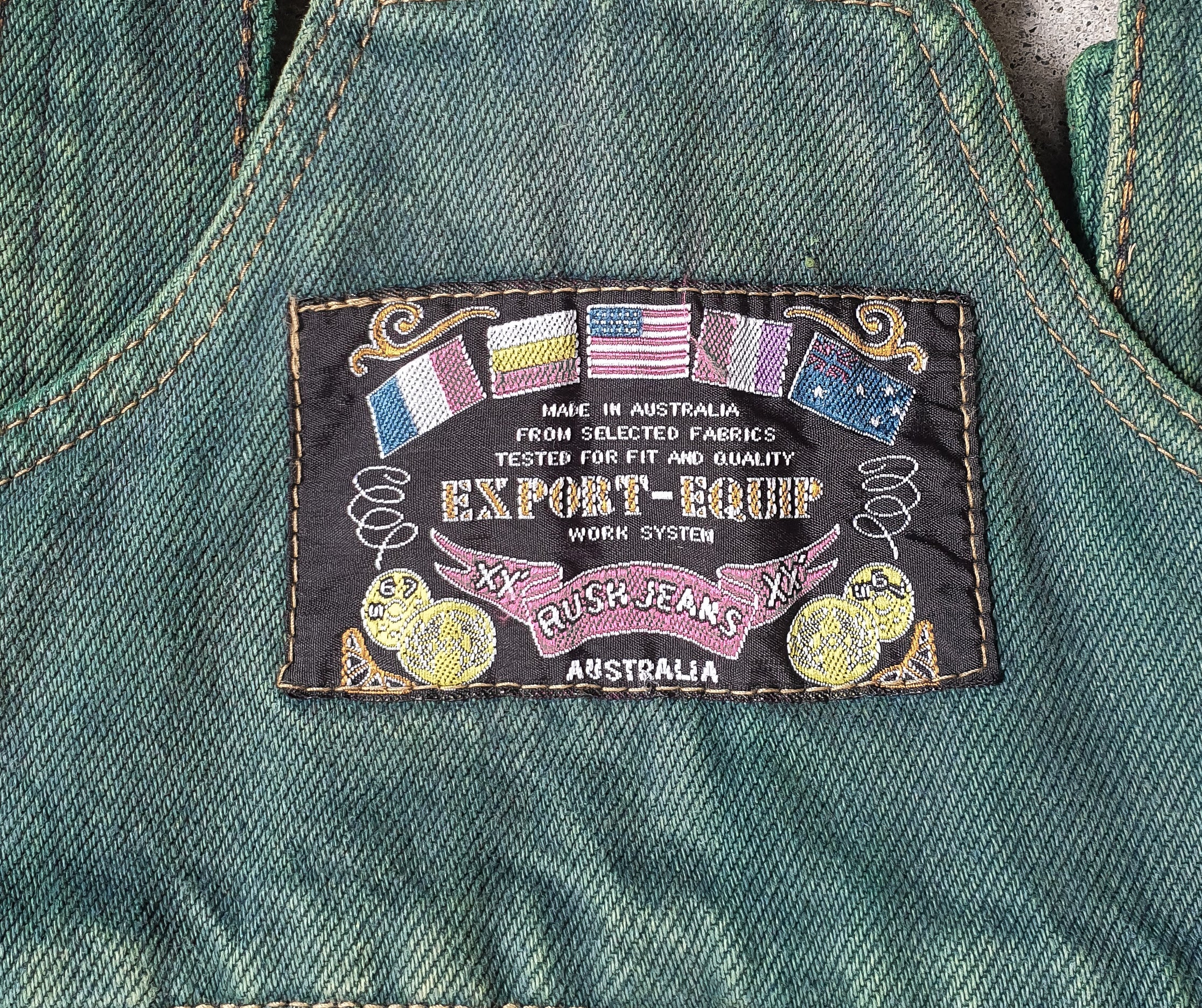 Vintage 1980s Green Overalls