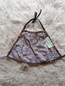 Handmade Leopard Print Halter Top