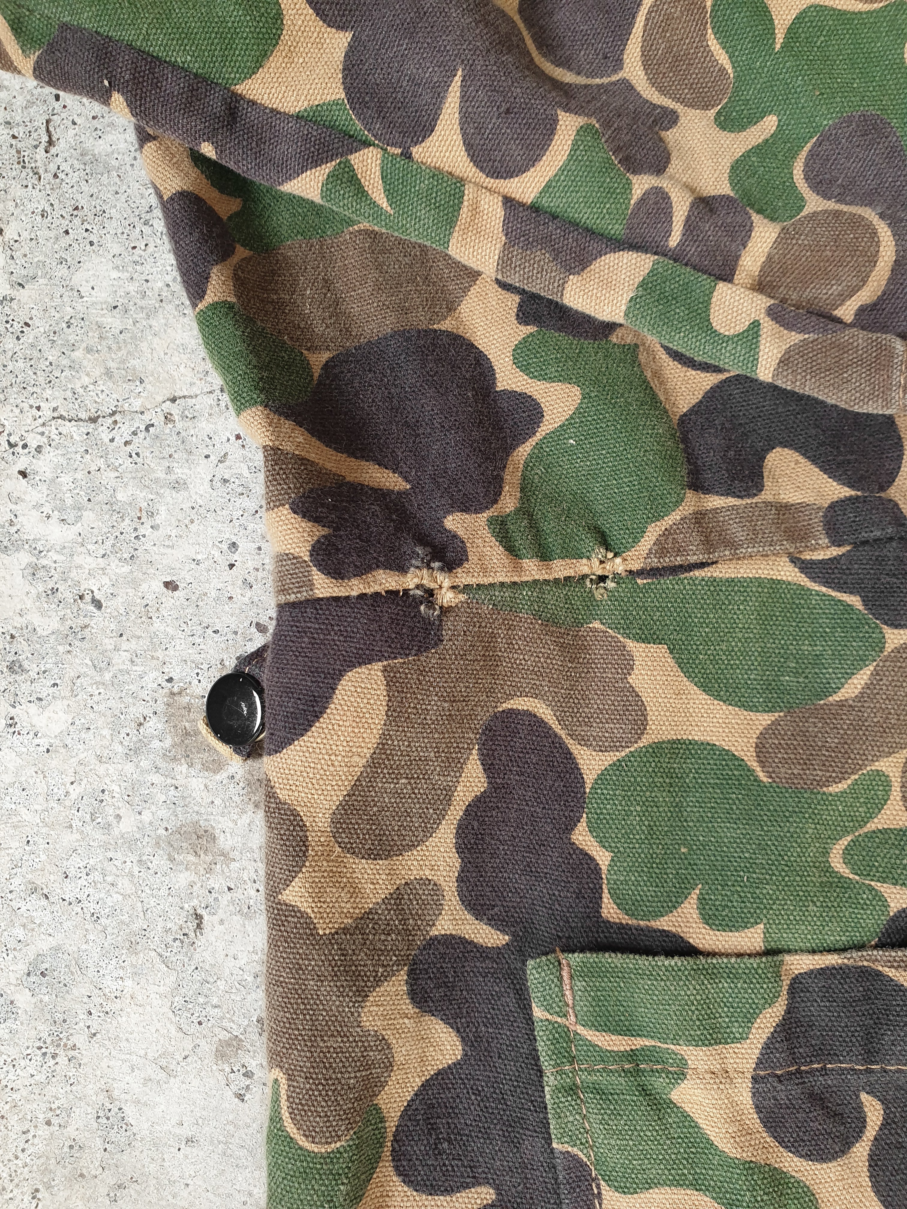 Vintage 1980s Camo Hunting Overalls