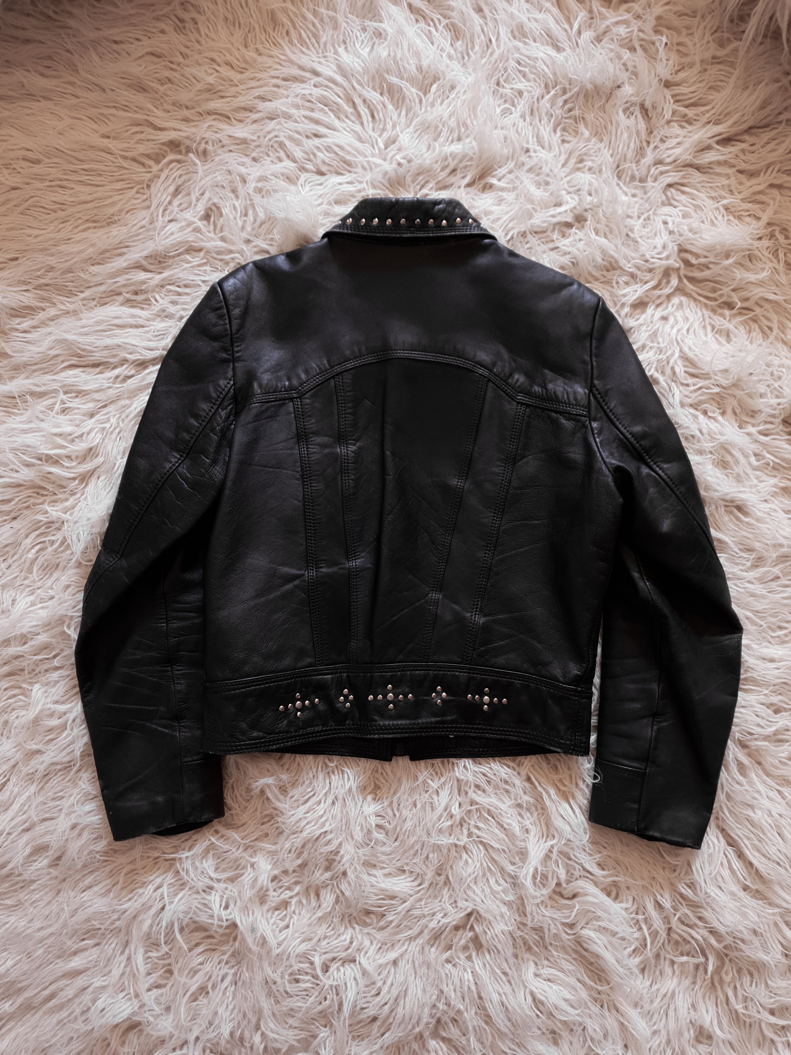 Vintage Studded Leather Jacket