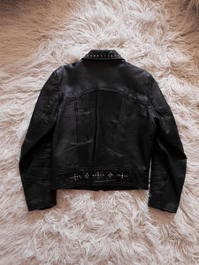 Vintage Studded Leather Jacket