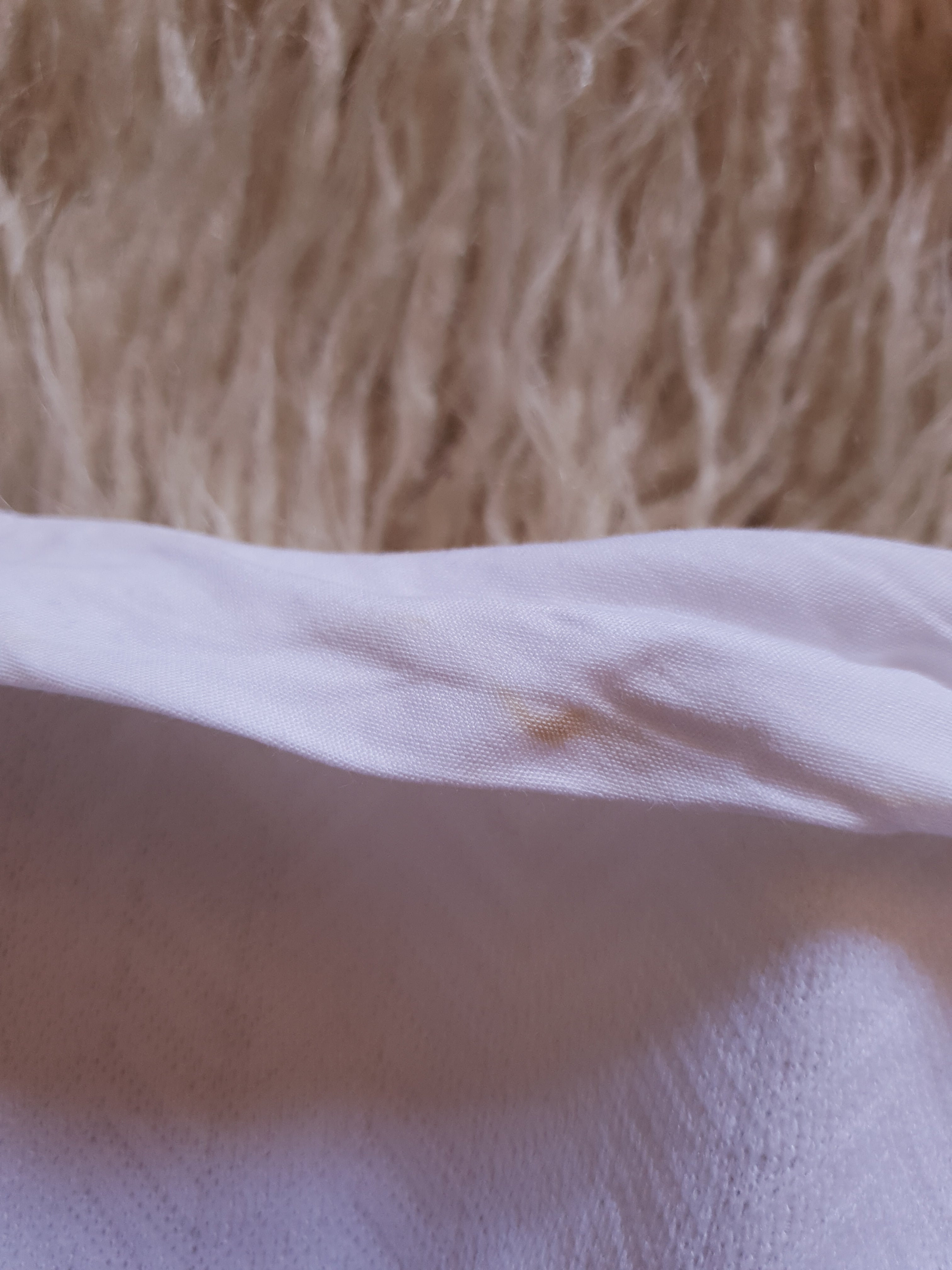 Vintage 1970s/80s White Zig Zag Flares