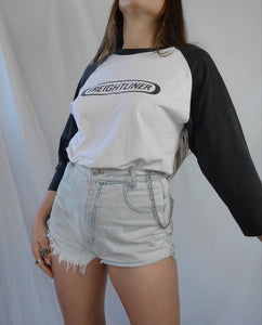 Vintage 'Freightliner' Trucker Baseball Raglan Tee