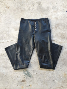 Vintage 90s 'Vinetti' Leather Pants