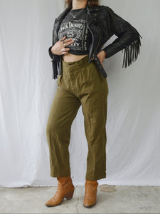 Vintage 1980s Wool Army Pants