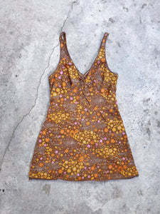 Vintage 1970s Mini Slip Dress