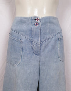 Vintage Light Blue 70s/80s Denim Flares