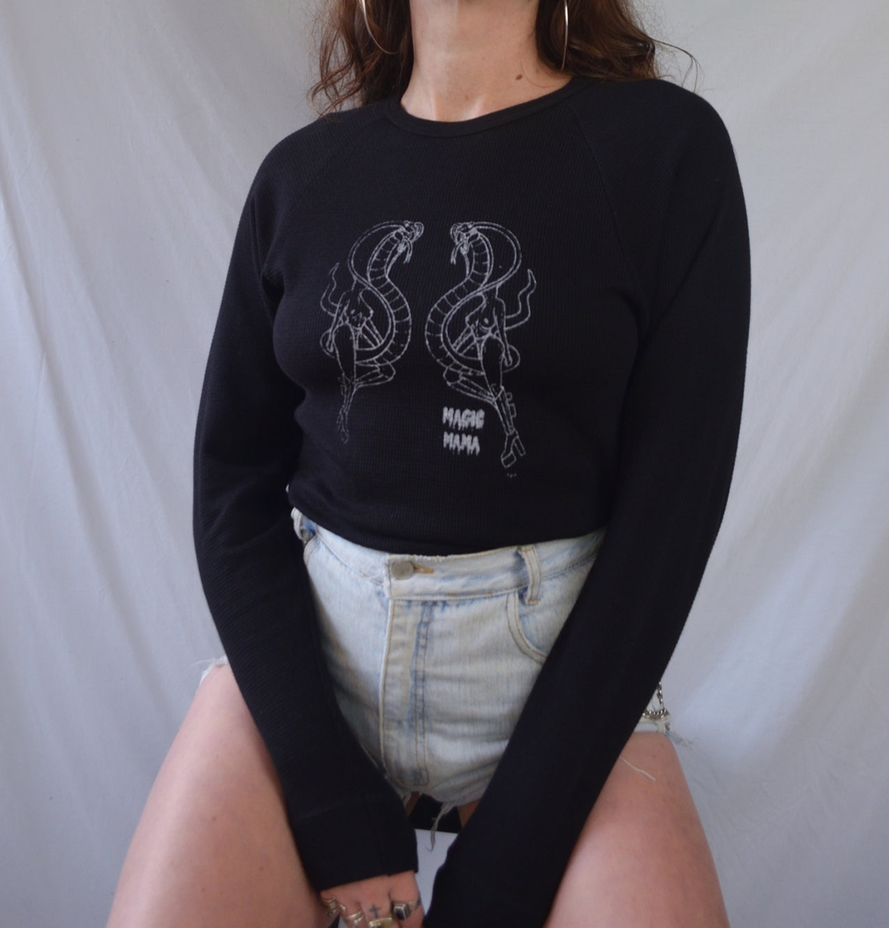 Magic Mama Handprinted 'Cobra' Long Sleeve Thermal