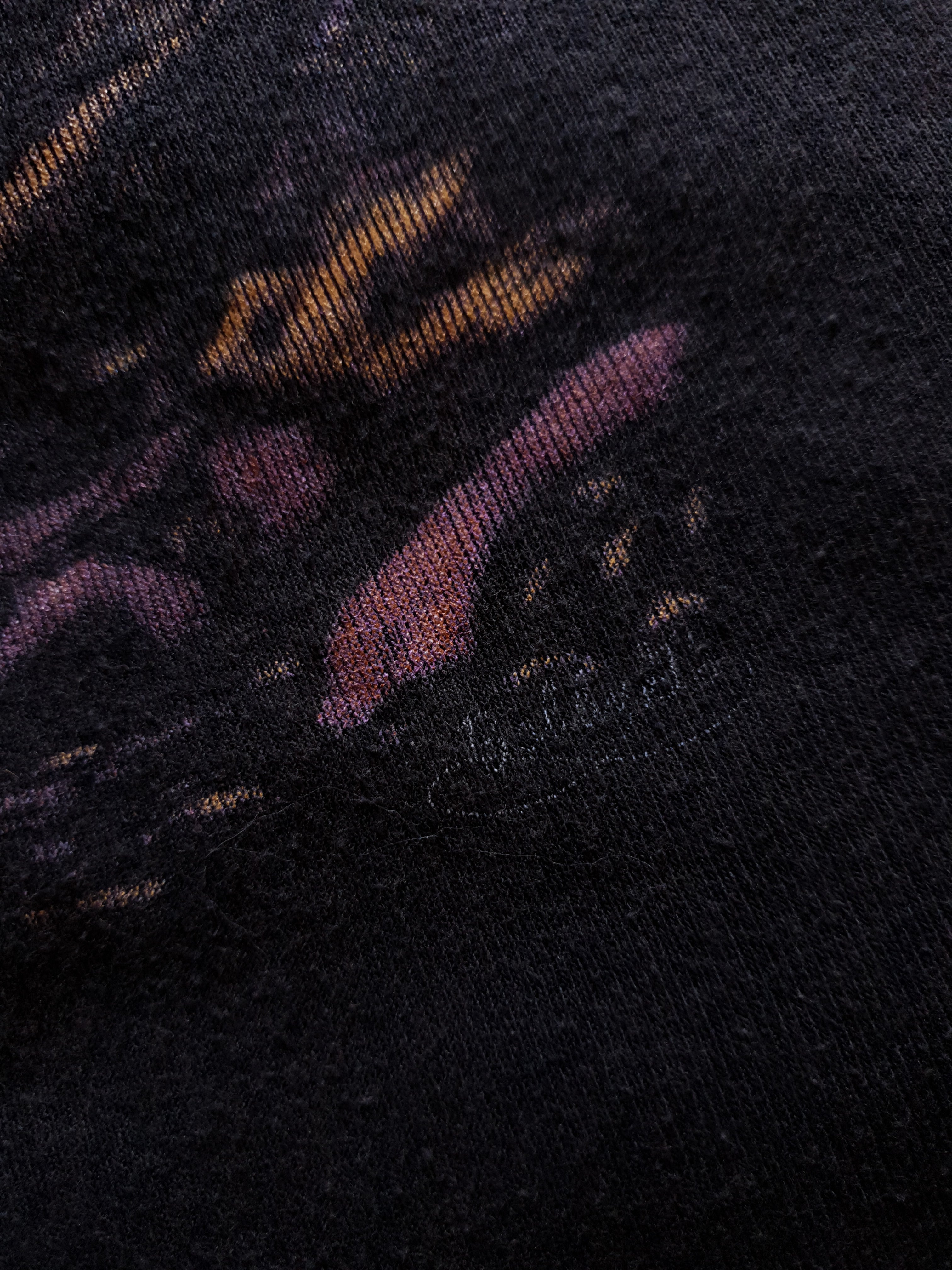 Vintage 1989 3D 'Bobby G' Print Wolf Lace Singlet