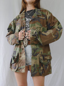 Camo 'Woodland Camoflage' Military Army Jacket