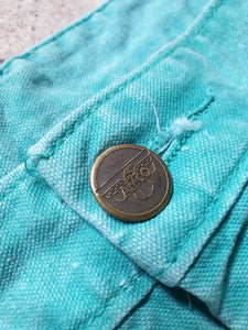 Vintage 80s Turquoise 'Amco' Jeans