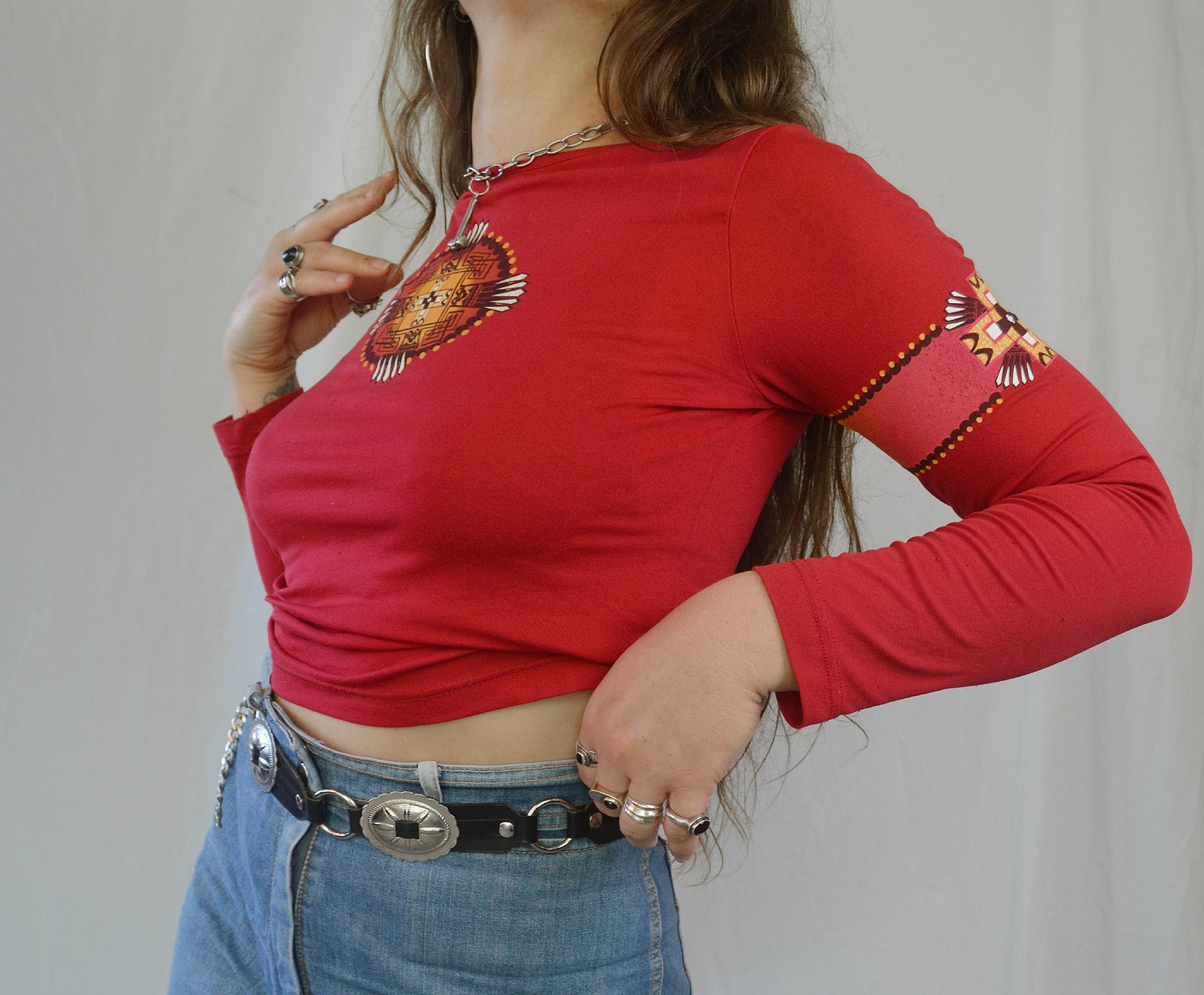 Vintage 1990s Mandala Top