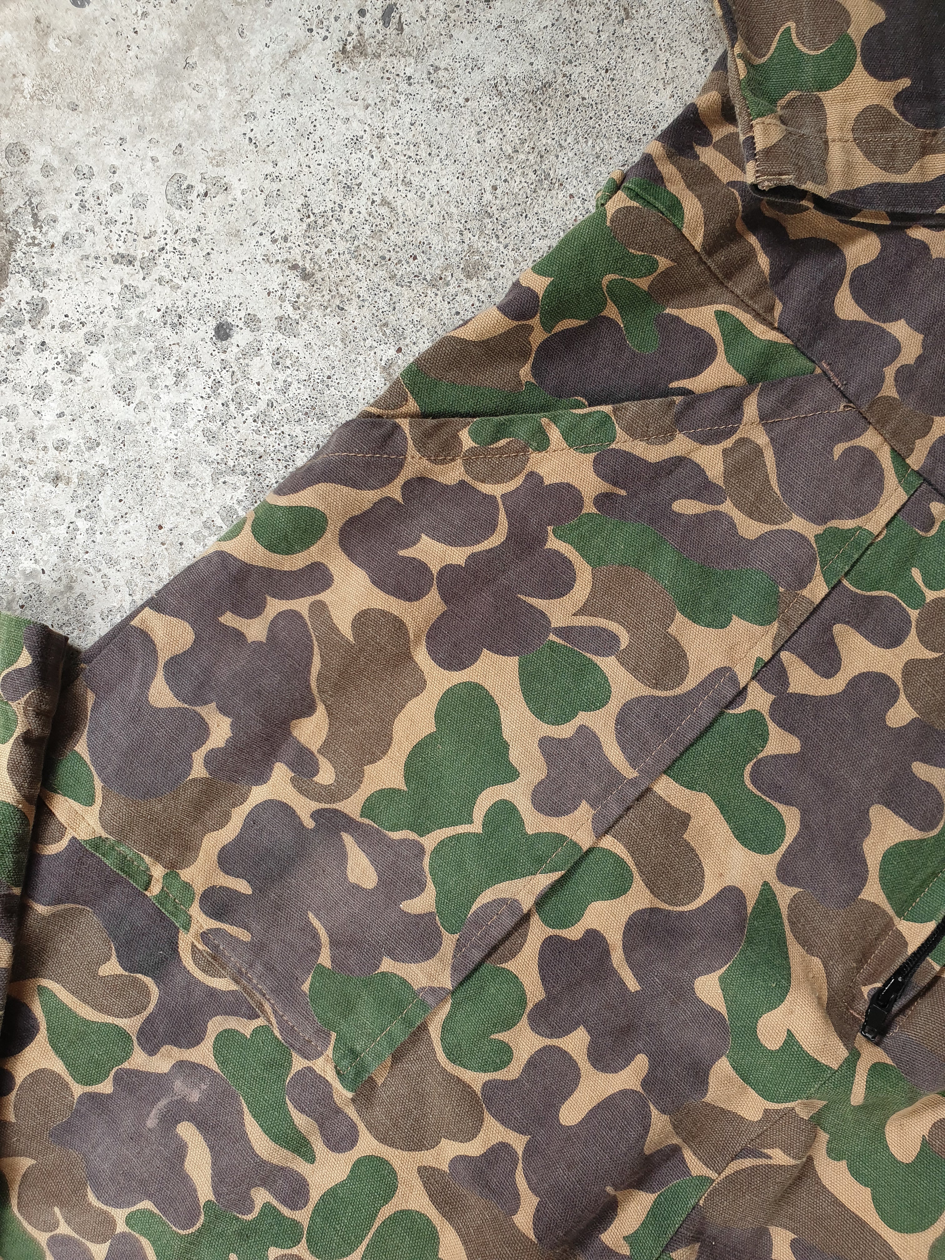 Vintage 1980s Camo Hunting Overalls