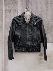 Vintage Studded Leather Jacket