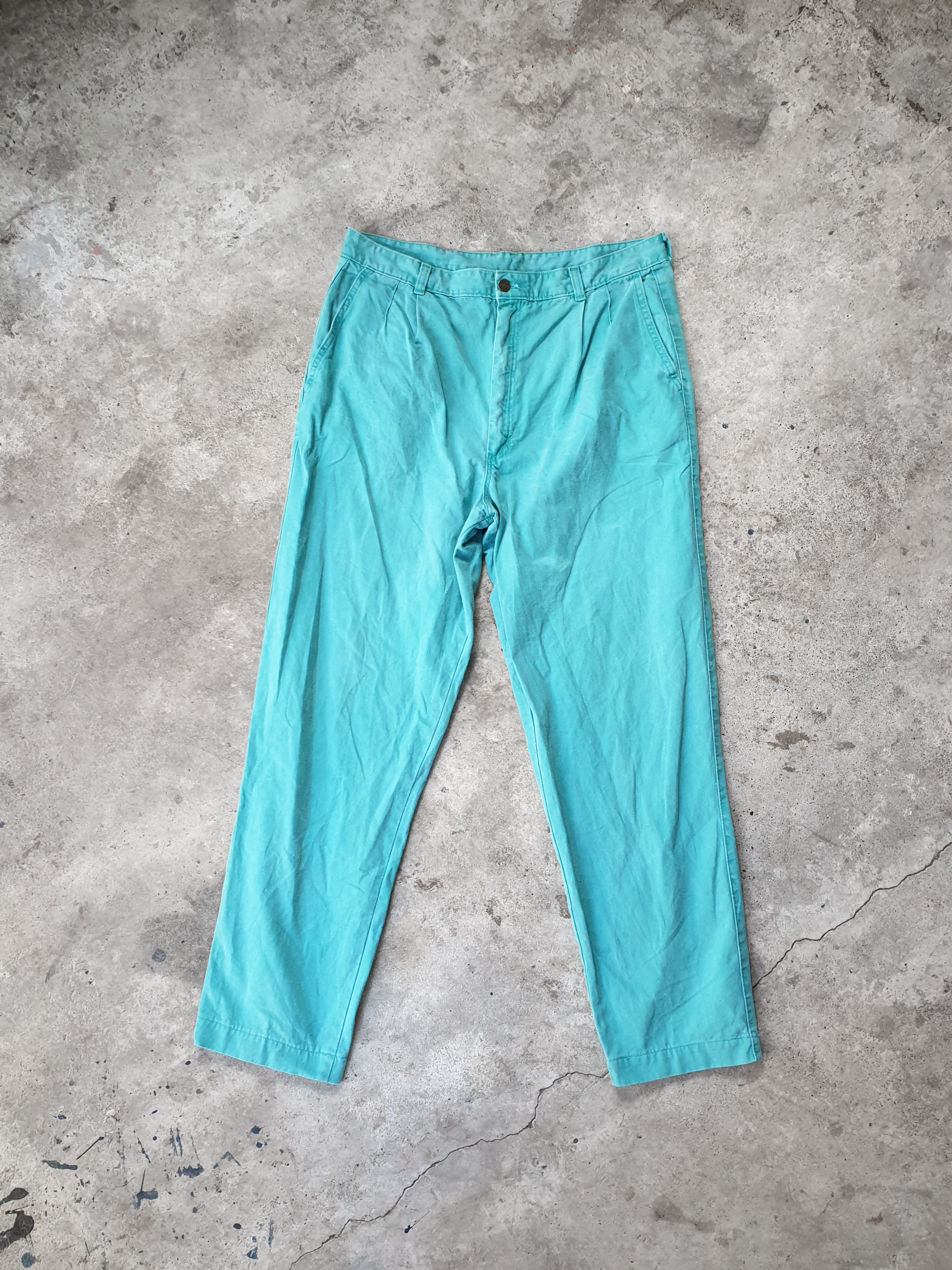 Vintage 80s Turquoise 'Amco' Jeans