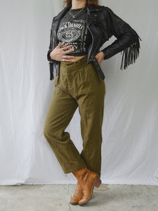 Vintage 1980s Wool Army Pants