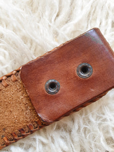 Leather Stamped Name 'Brian' Belt