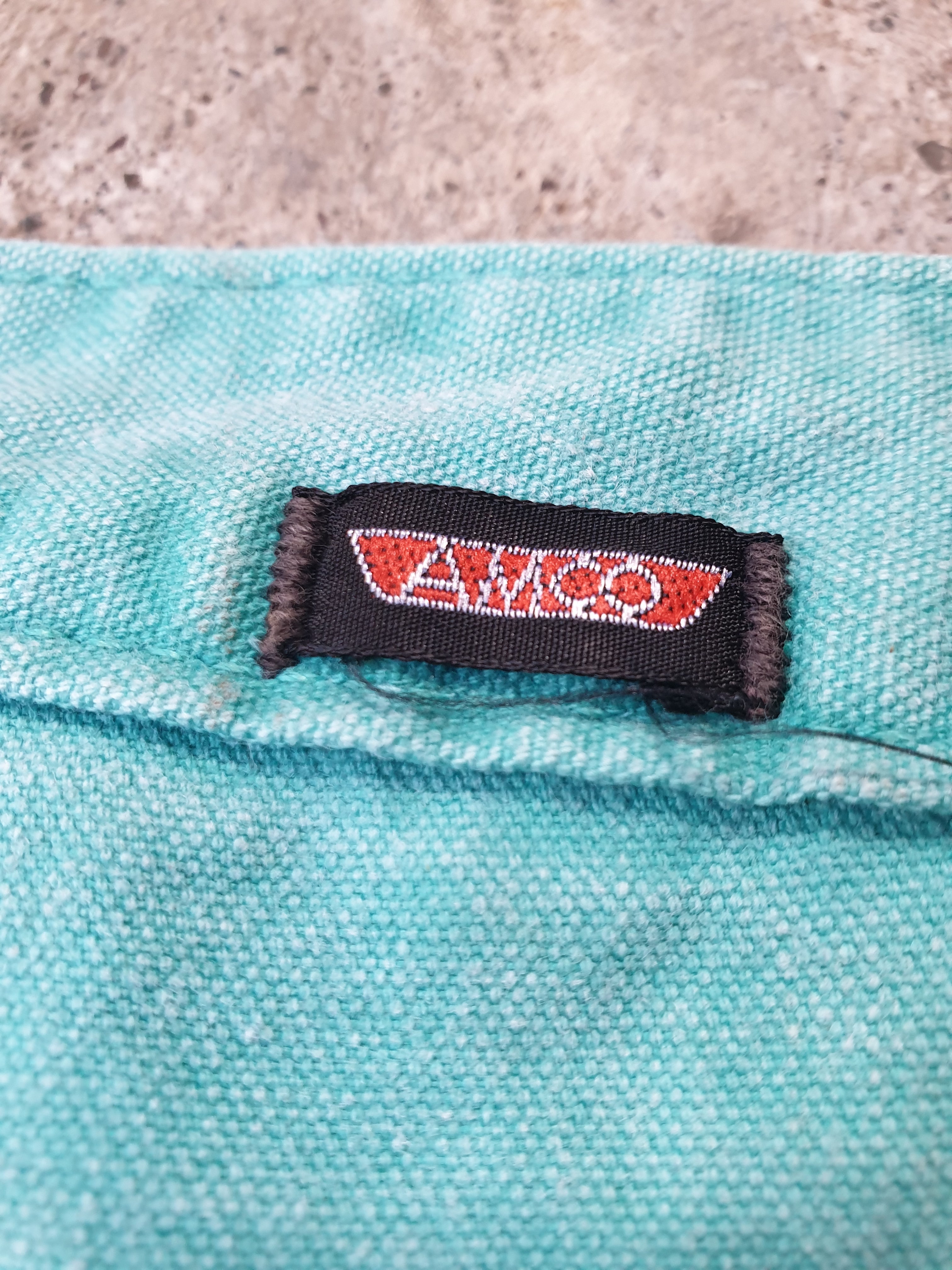 Vintage 80s Turquoise 'Amco' Jeans