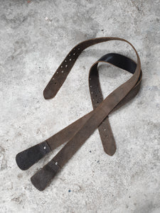 Vintage Leather Double Belt