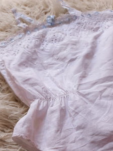 Vintage Broderie Anglais Lace Cami Singlet