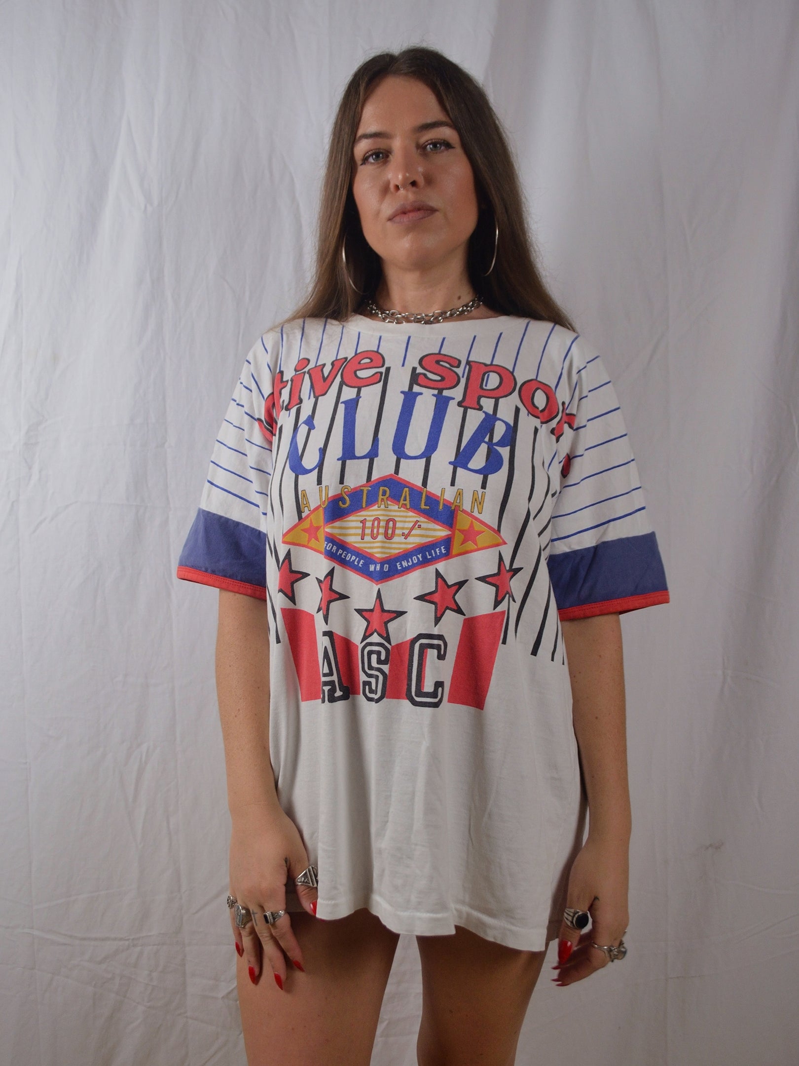 Vintage 1980s Jersey Style Tee