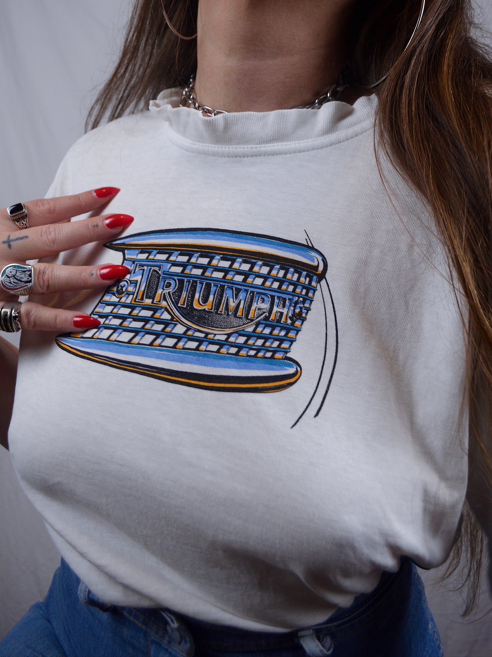 Vintage 90s Triumph Thunderbird Tshirt