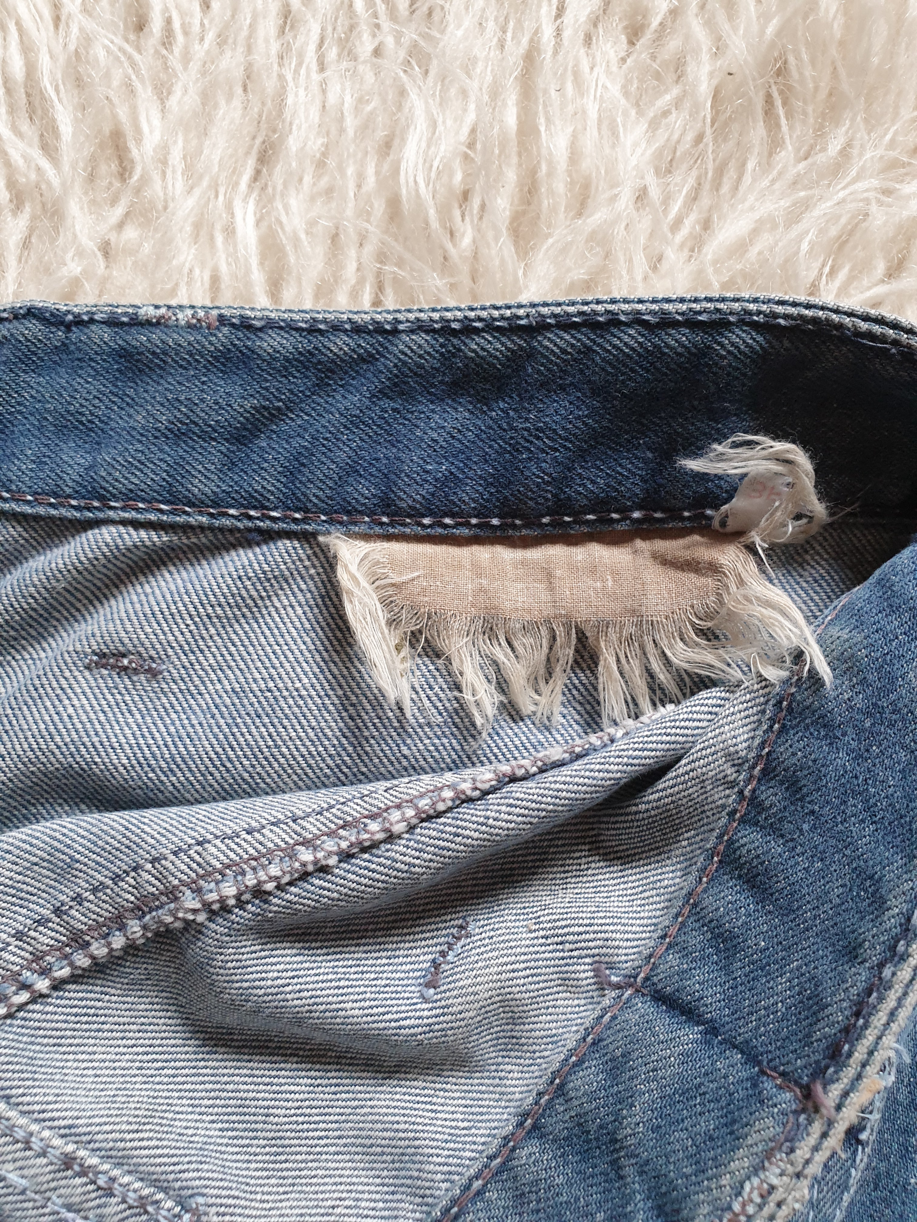 Vintage 1970s 'Colonials' Denim Studded Flare Jeans