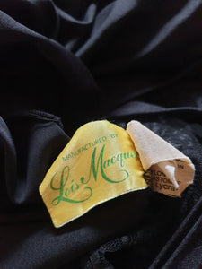 Vintage 1970s/80s Lycra & Lace Wrap Around Top