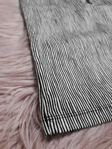 Vintage 1990s B&W Stripe Halter Top