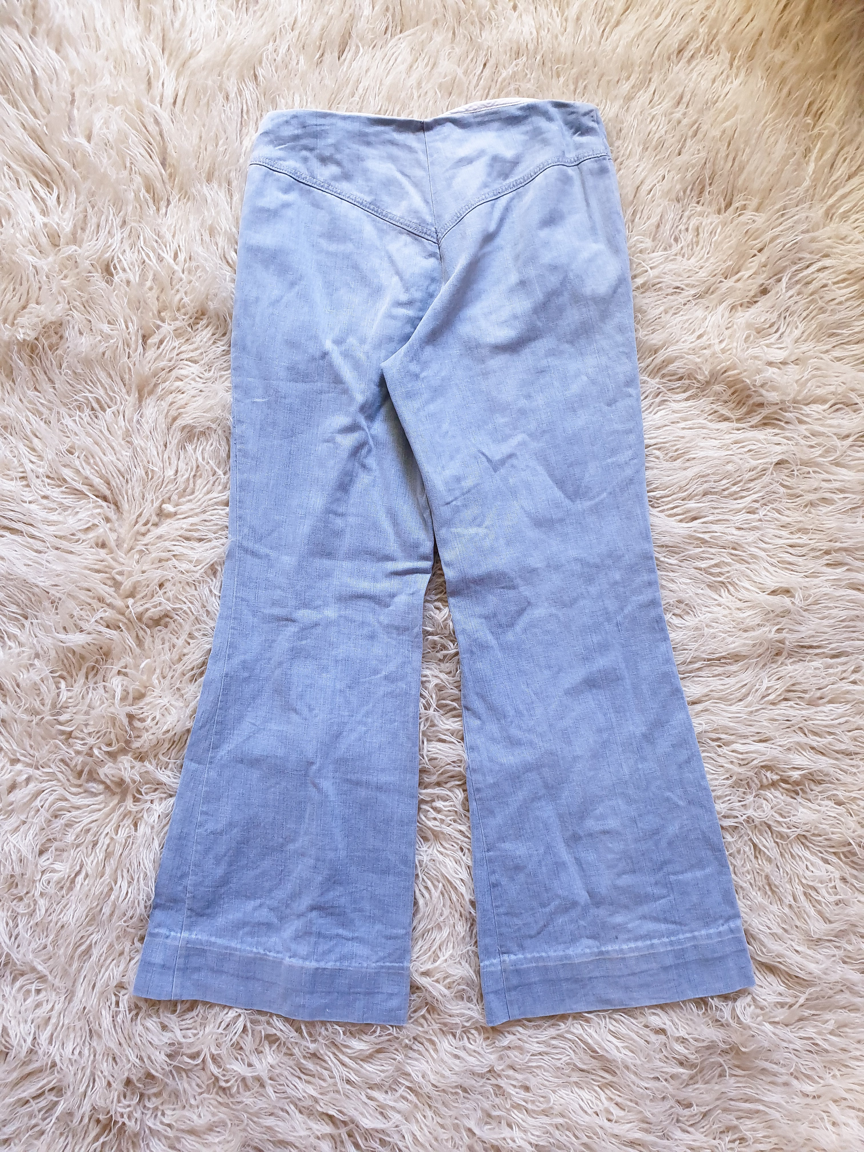 Vintage Light Blue 70s/80s Denim Flares