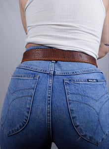 Leather Stamped Name 'Brian' Belt