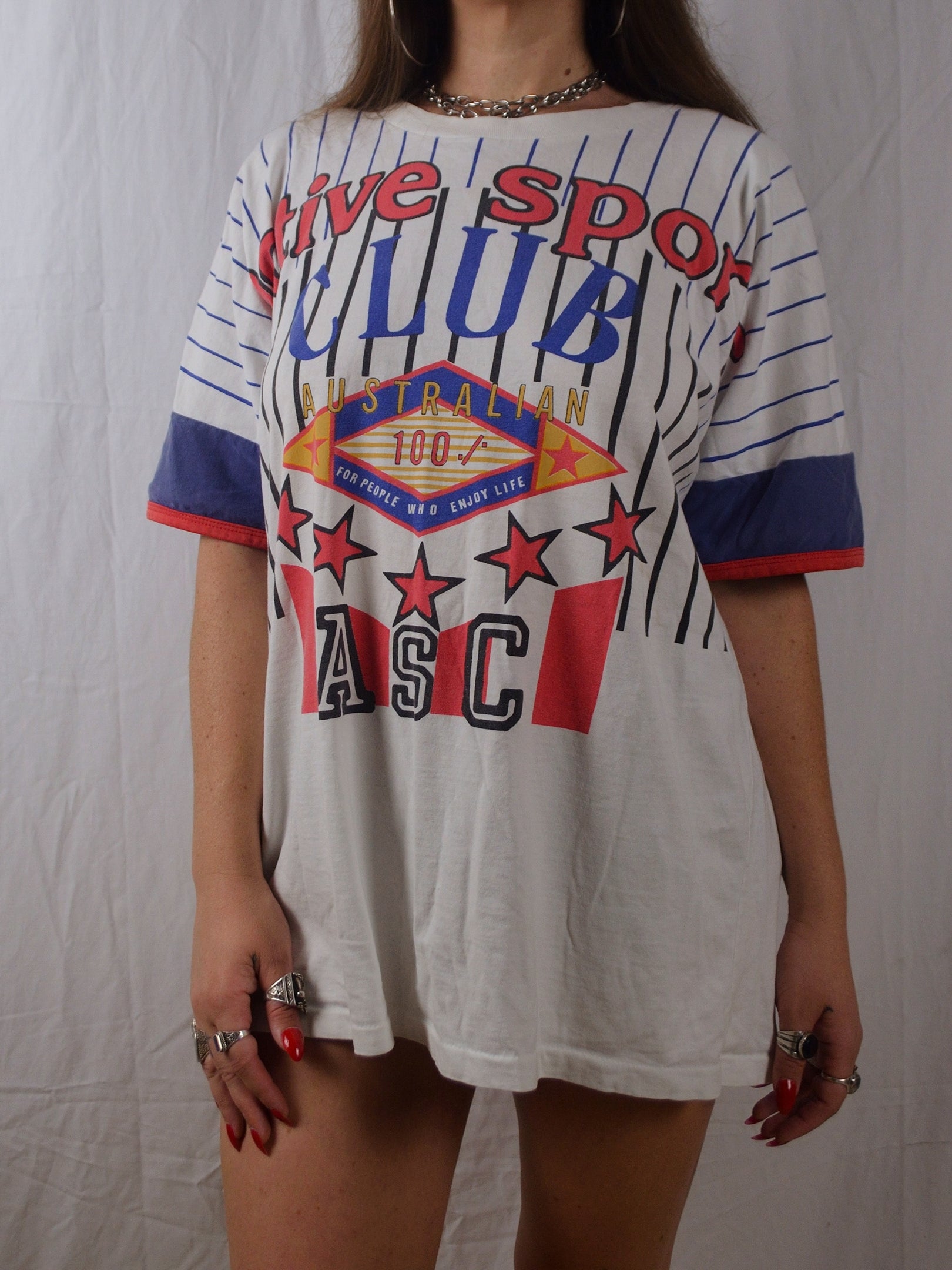 Vintage 1980s Jersey Style Tee