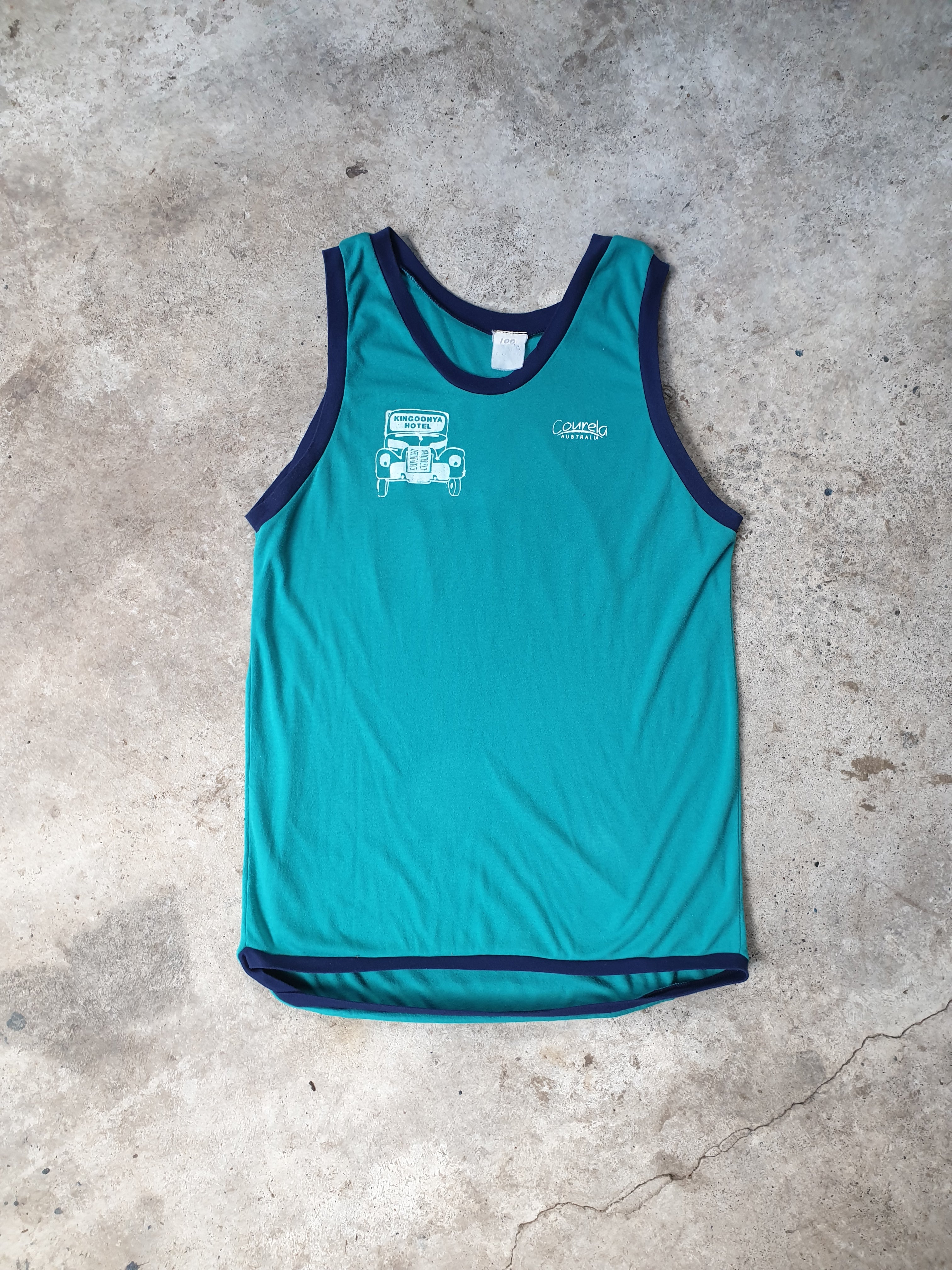 Vintage 'Kingoonya Hotel' Pub Souvenir Singlet