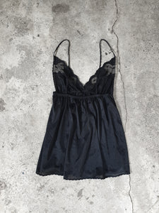 Vintage 1990s Black Slip Top