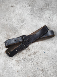 Vintage Leather Double Belt