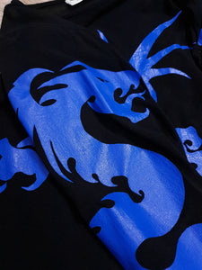 Vintage Mesh Dragon Long Sleeve Top