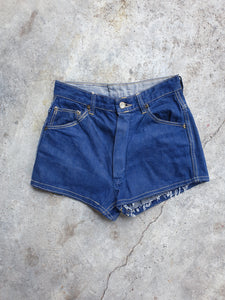 Vintage 70s/80s Thrashed Denim Short Shorts