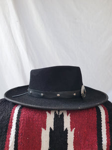 Vintage Statesman Hat & Handmade Leather Hatband